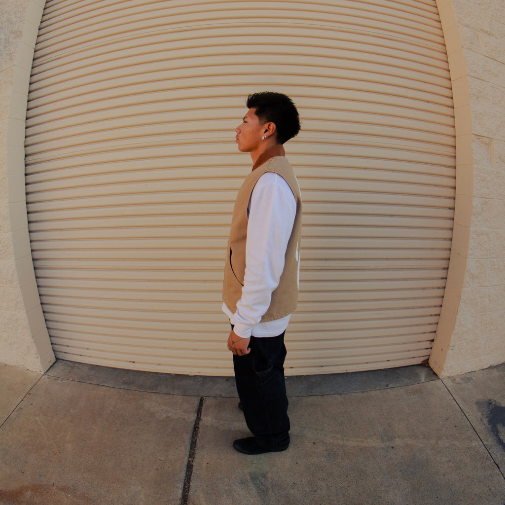 a. Canvas Beige Vest