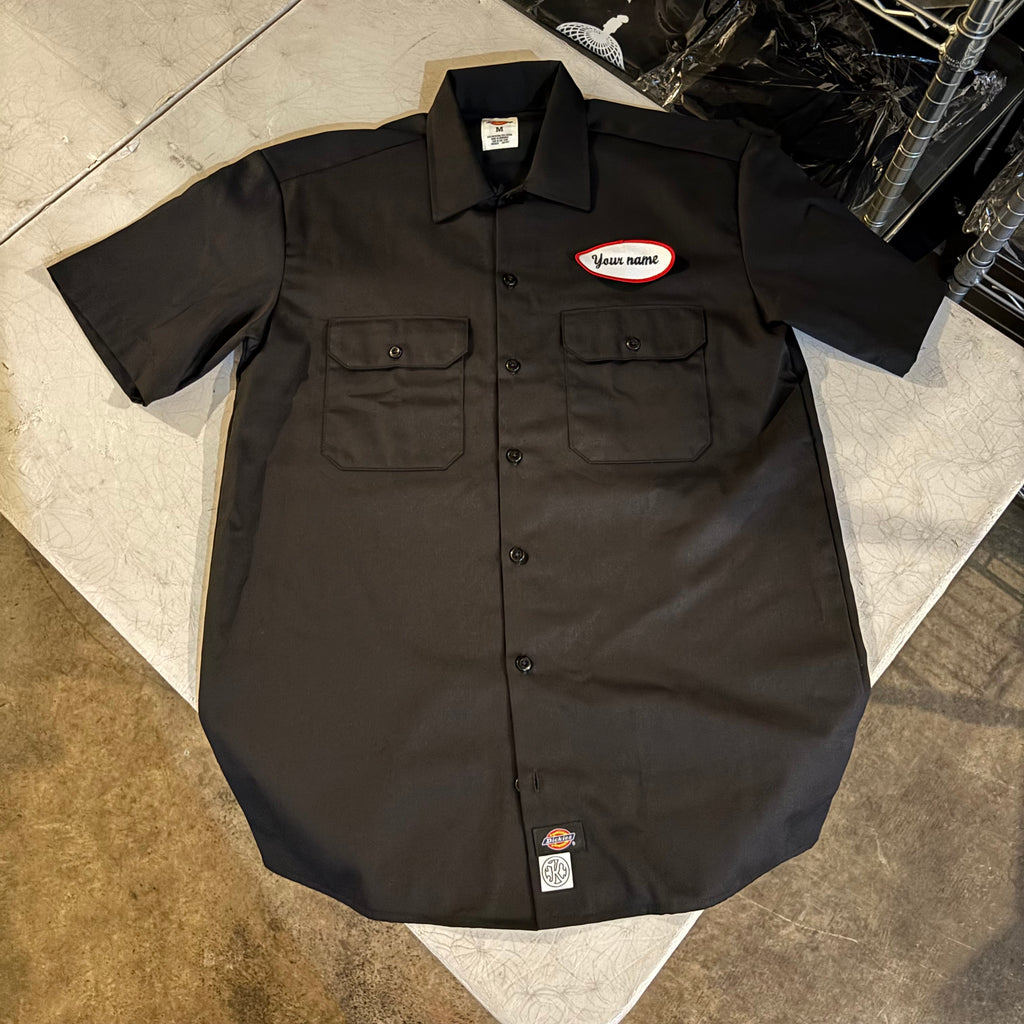 b. Black Button-up