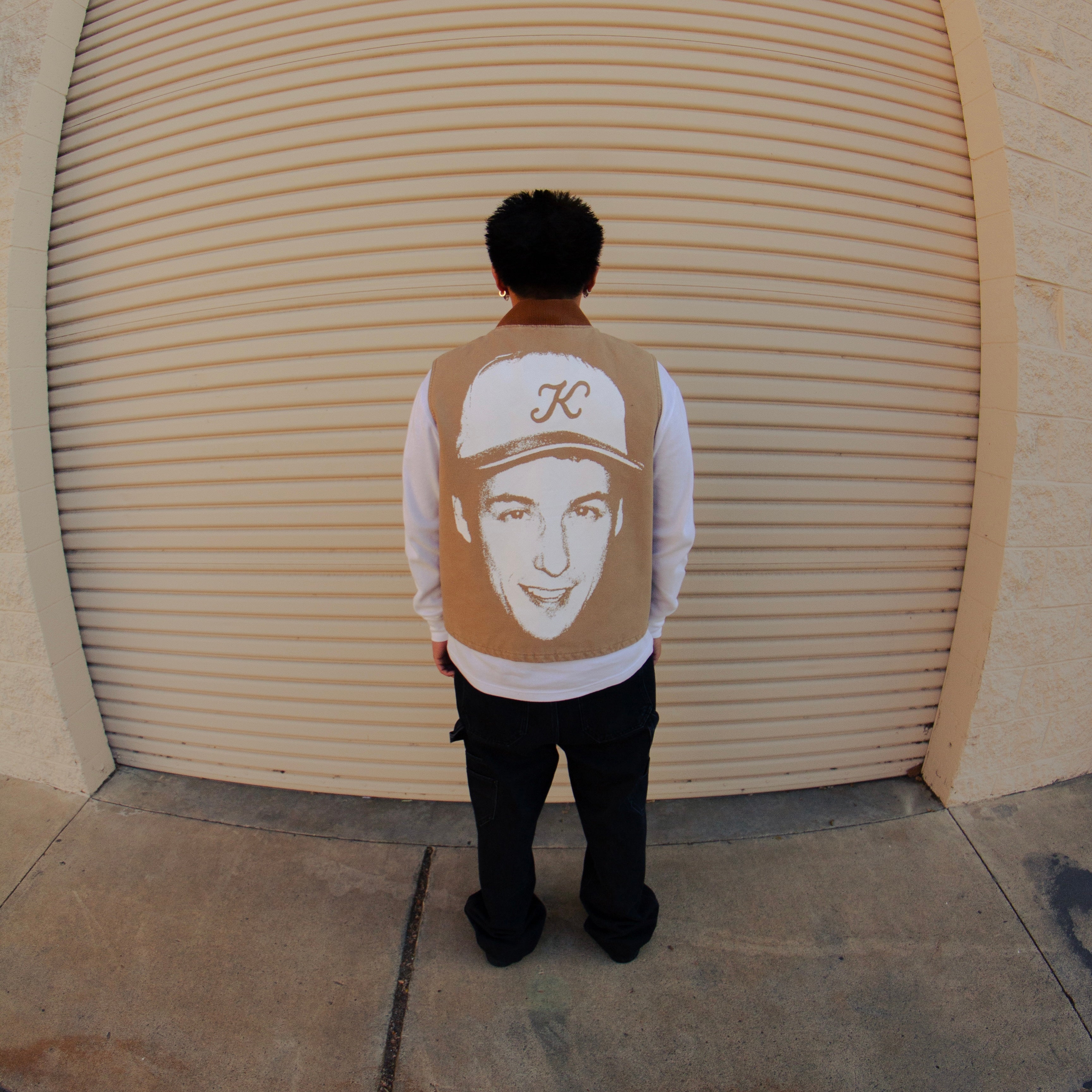 a. Canvas Beige Vest