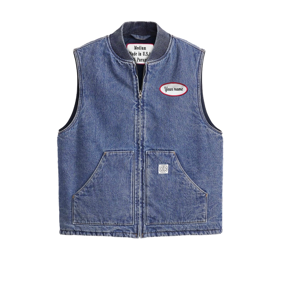 a. Blue Denim Vest
