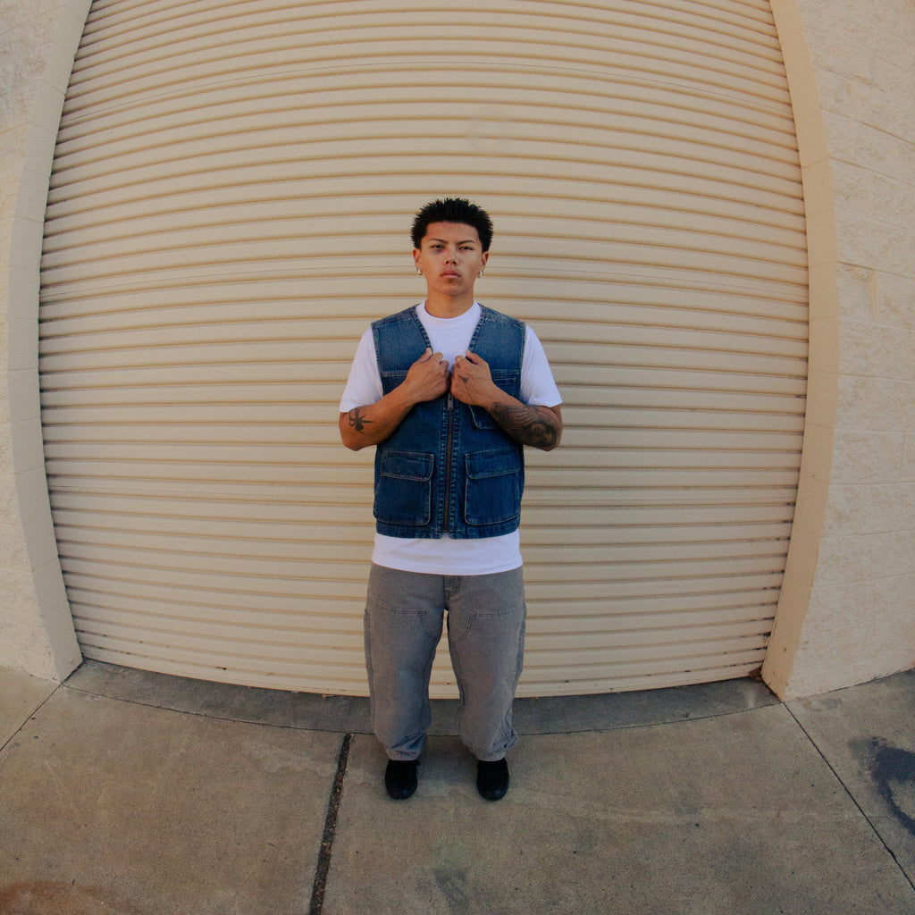 a. 1%er Blue Vest