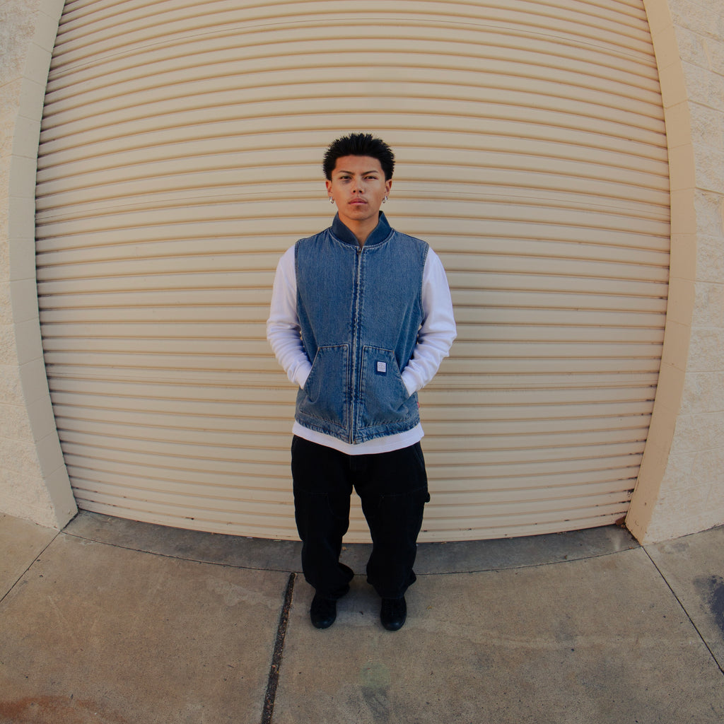 a. Blue Denim Vest