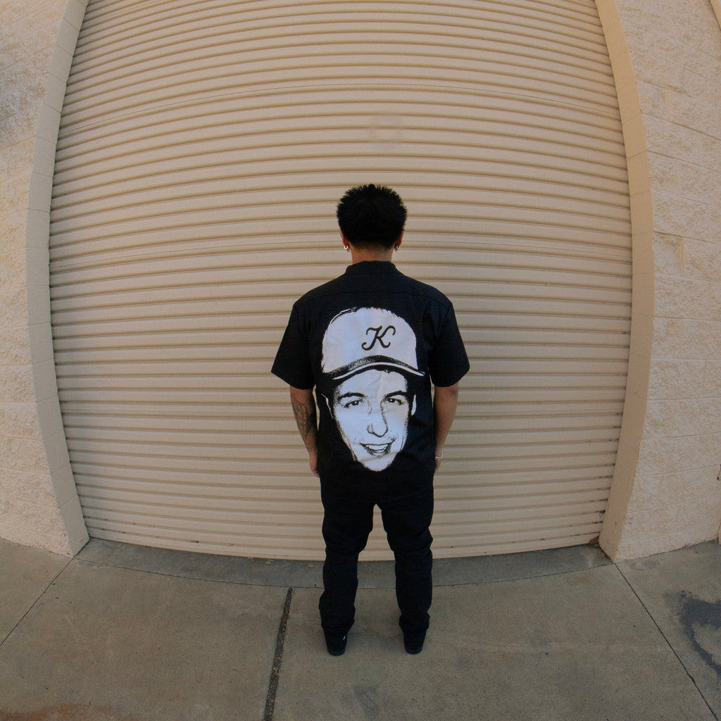 b. Black Button-up