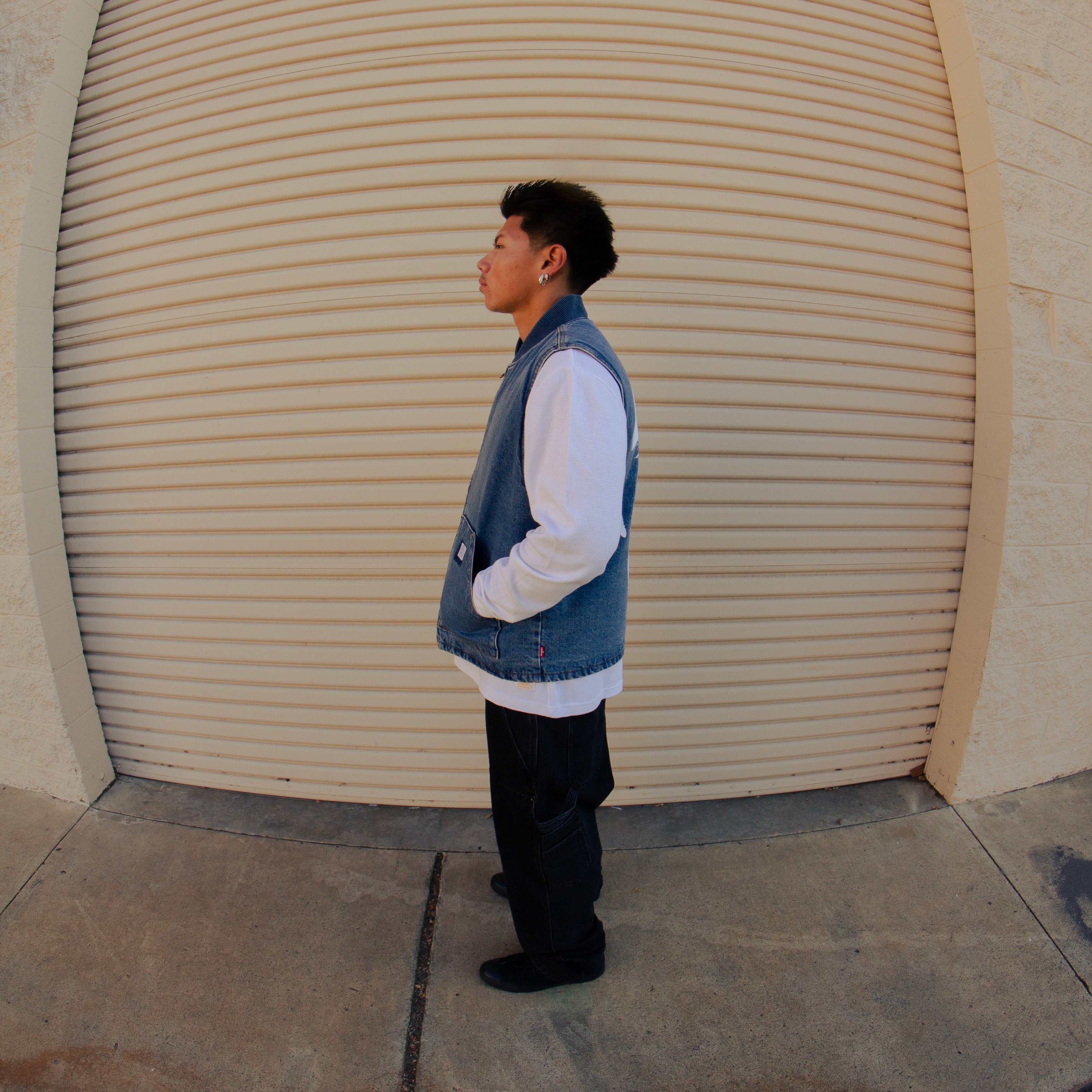 a. Blue Denim Vest