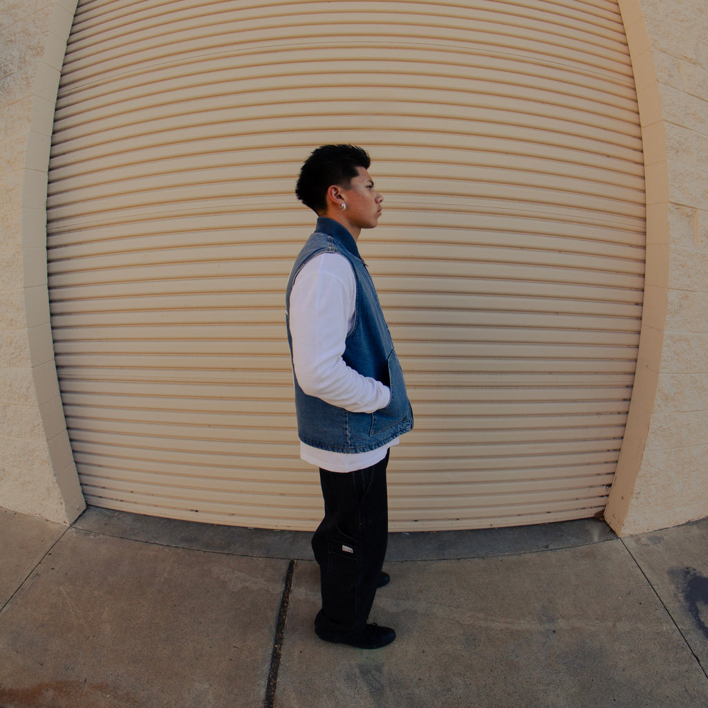 a. Blue Denim Vest