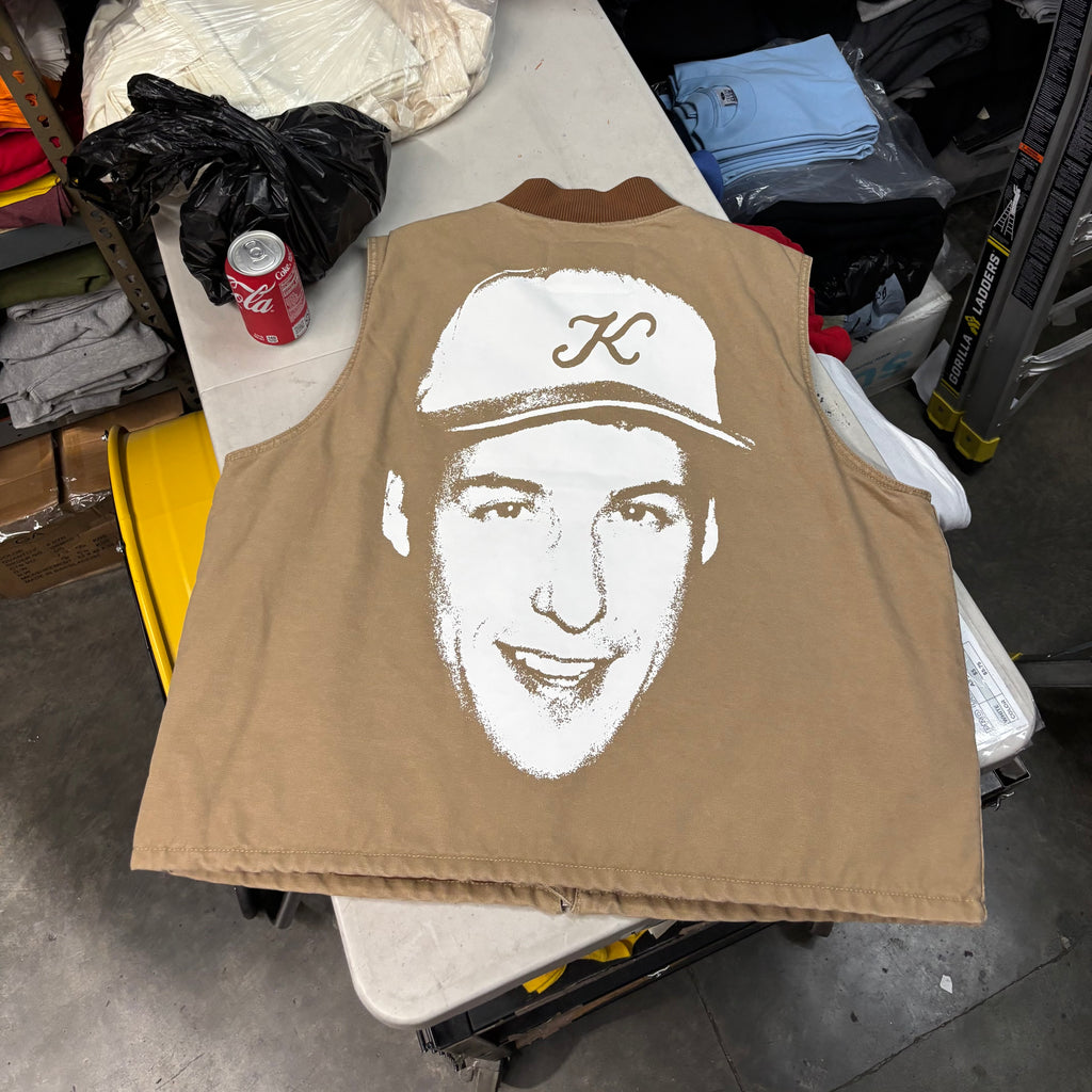 a. Canvas Beige Vest